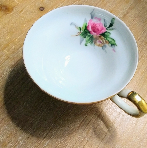 Hand Painted Floral, Lefton China Tea Cup Set - Picture 8 of 16